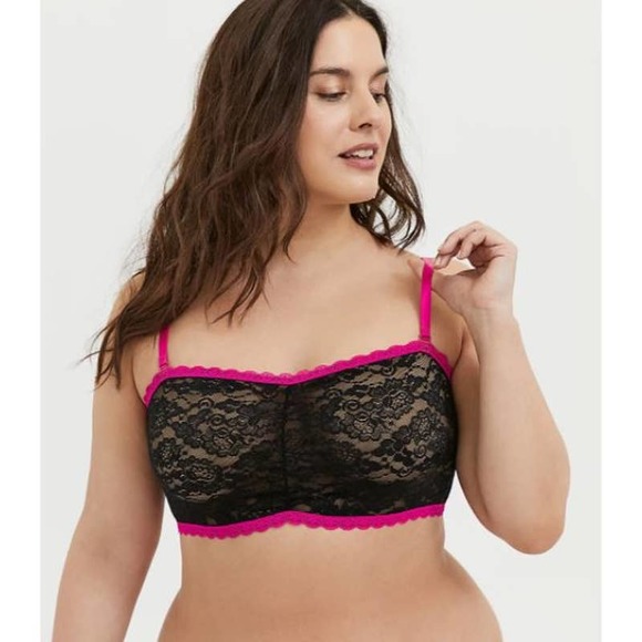 torrid Other - NEW Torrid 1X Bralette Bandeau Bra Sheer Lace